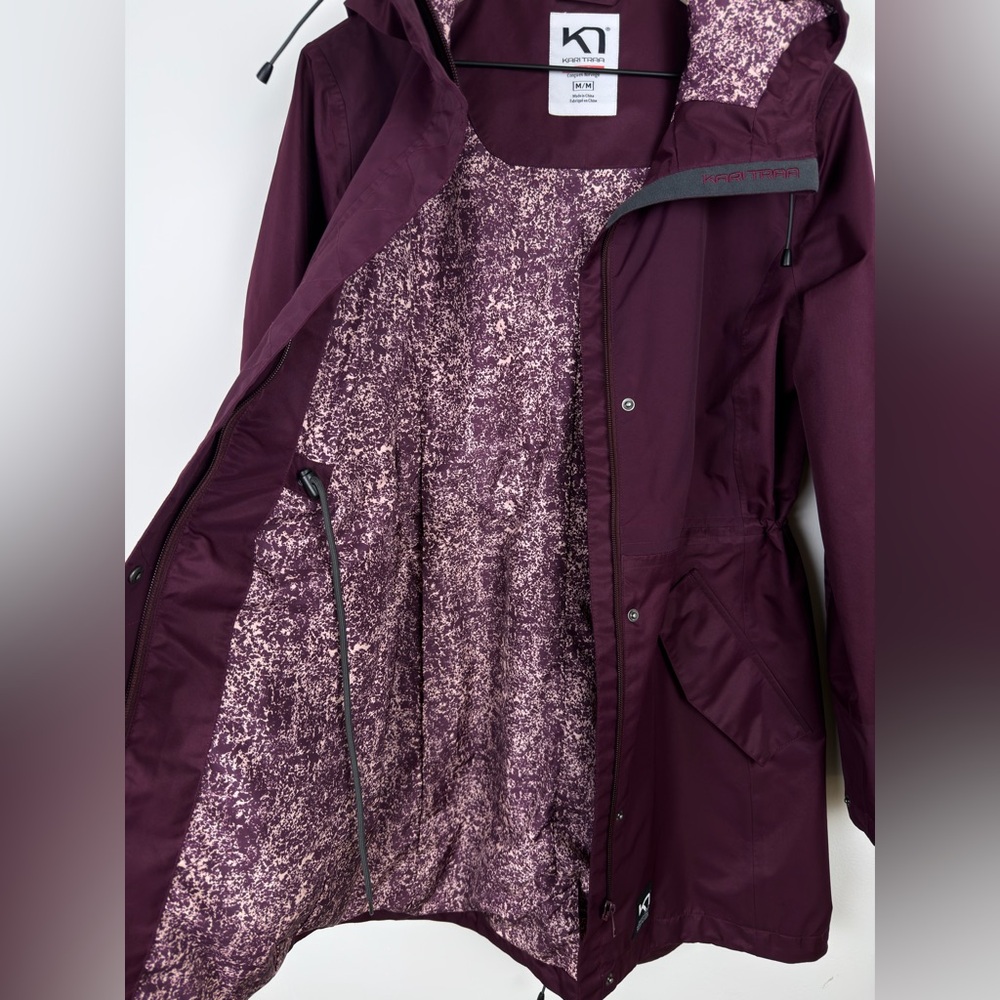 Kari Traa Molster Jacket Plum Hooded Women’s M - Picture 6 of 13